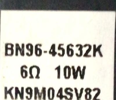 KIT DE BOCINAS PARA TV SAMSUNG ( 2 PZ ) / NUMERO DE PARTE BN96-45632K / BN63-17539A / BN63-17522A / COVER-SPK-TOP-LEFT / BN9645632K / 45632K / PANEL CY-NN055HGHV3H MODELO UN55RU7100FXZA CA03 - Imagen 2